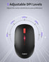wegear 2.4G 5-Level 4000 iPad,24-Month Wireless Mouse, Slim Mini Cordless Computer Mouse, Ergonomic Grips, Adjustable