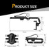 MOXRUQ 1 360 PC Car Rearview Mirror Phone Holder, Rotatable Sun Visor Phone Holder, Multifunctional Auto Clamp Car