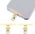 Jxiwfvl 2 Pack Phone Tether Tabs, 360Rotatable Phone Charm Hook CellPhone Lanyard Tab