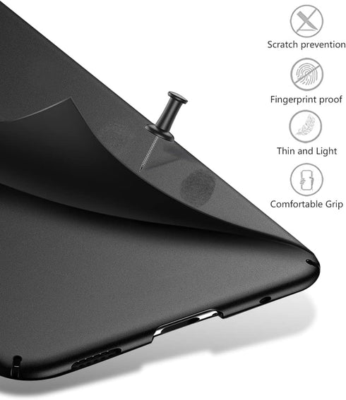 Bastmei OnePlus 8T + 5G Case, Ultra-Light Super Slim Hard PC Cover for OnePlus 8T + 5G (Gravel Black)