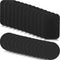 Weewooday 24 Pieces Metal Plates for Phone Magnet, Car Magnetic Holder Cradle with Adhesive Mount (Black, Simple Style)