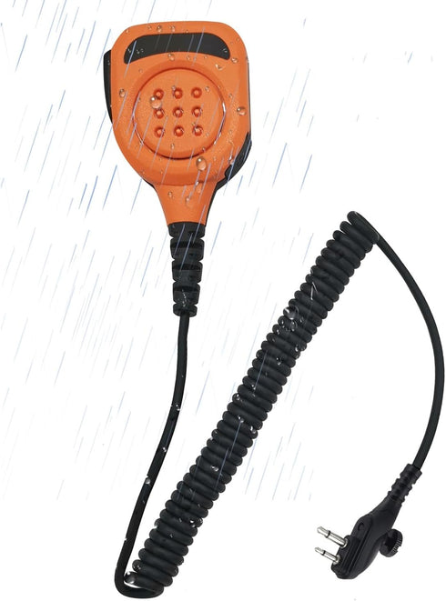 Waterproof IP65 Radio Walkie Talkie Shoulder Lapel Mic Speaker Microphone for Hytera Hyt bd502i bd552i bd612i pd502i