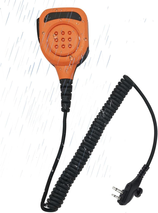 Waterproof IP65 Radio Walkie Talkie Shoulder Lapel Mic Speaker Microphone for Hytera Hyt bd502i bd552i bd612i pd502i