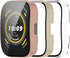 Protective Case for Amazfit Bip 5, All-Around Tempered Glass Bumper Full Cover Shell, 3 Pack C