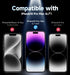 MAGIC JOHN 2 Pack for iPhone 14 Pro Max 6.7 inch Privacy Tempered Glass Screen Protector, Auto Dust-Elimination Installation, Easy Installation, Bubble Free