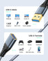 ANDTOBO USB Extension Cable 3.3ft, USB 3.0 Type A Male to Female Extender Cable, High-Speed Data Transfer 5Gbps for