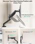 MOUNT PRO 13-32 inch Grommet 4.4 22lbs Single Monitor Desk Mount, Adjustable Full Motion Monitor Arm, Computer Monitor