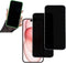 2PCS Anti-Spy Glitter Privacy Screen Protector for iPhone 12 Pro Max, 6.7" Tempered Glass, Diamond Bling Shine.