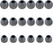 Earbud Replacement Tips, Silicone Ear Tips Fit Most in-Ear Earbuds (Inner Hole 3.8mm - 5.1mm), 9 Pairs S M L