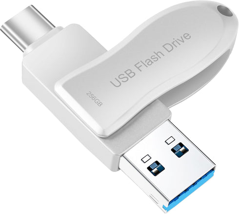 DEZOBYTE USB Flash Drive 256GB for Phone Thumb Drive Photo Stick Android USB
