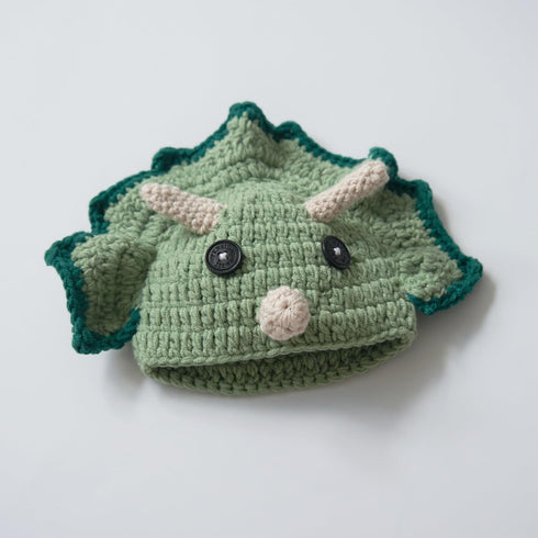 Vemonllas Newborn Photography Props Dinosaur Outfit Photo Prop Dino Helmet Hat Diaper Cover Baby Photoshoot Crochet Costume