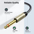 UGREEN 1/8 to 1/4 Stereo Cable, 3.5mm TRS to Dual 6.35mm Y Splitter Audio Cord Adapter, 3.3FT