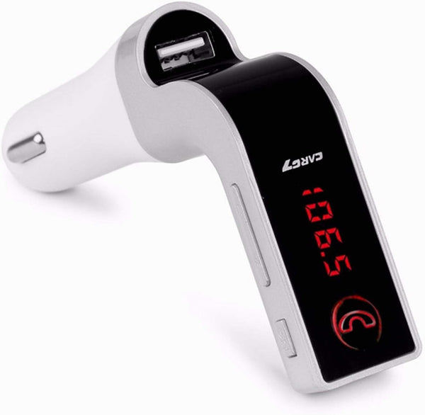Bluetooth FM Transmitter for Car, TIANSHILI Handsfree Bluetooth Receiver Car Kit with Mic/TF Card/USB Drive/AUX Play