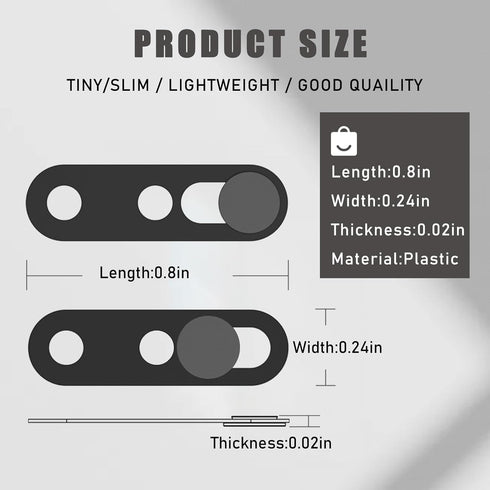 15/15 Plus/15 Pro/15 Max/16/16Plus/16 Pro/16 2 Pack-Black Phone Webcam Cover,Updated Front Camera Cover Compatible