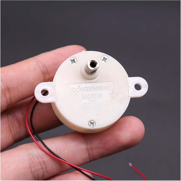 Xiaohu DIY SMALL ELECTRICAL MOTORS DC 6V-12V 7.5RPM Slow And Silent 300 Turbo