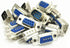 XJSXZC Computer DB Male Female Solder Type Adapter, D-SUB Connector, 10 Pairs