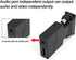 HSEUOPV HDMI to VGA Adapter Converter with Audio, Video Dongle adaptador Compatible with Laptop,ProjectorComputer