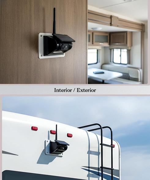 Adabuli Metal Mounting Plate for Magnetic Wireless Backup Camera, White Iron Bracket with Screw & Adhesive Installation