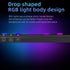 3 (3200k, 4500k, 6900k), Dimmable Diyeeni Curved Monitor Light Bar with Touch Control, Color Temperatures RGB, Timing