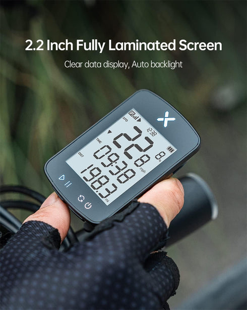 XOSS G Gen2 GPS Bike Computer, Wireless Cycling Computer with Bluetooth, IPX7 Waterproof, 28 hrs Battery Life