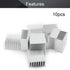 Othmro 10pcs Silver Aluminum Heatsink Cooling Fin for LED Semiconductor Circuit Board (20 x 10cm)