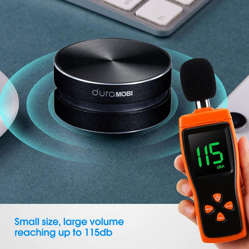 Mini Portable Loud Stereo Sound Box, 1 Pack Wirelessly BT Speaker, Built-in Mic for Home, Outdoor, Travel, Black