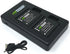 Wasabi Power Battery (2-Pack) and USB-C Charger for Ricoh Pentax D-LI92 and