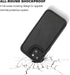 iPhone 15 Wallet Case with Card Holder, PU Leather Kickstand Cover, Double Magnetic Clasp, Shockproof 6.1 Inch