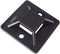 Cable Tie Mounts Self Adhesive Clips, Wire Tie Base (25mm x 25mm), Premium Grade Strength, 100 Black