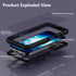 Waterproof Case for Samsung Galaxy A25 - IP68 Certified Shockproof Dustproof Full Body Heavy Duty Protection (5G) Black