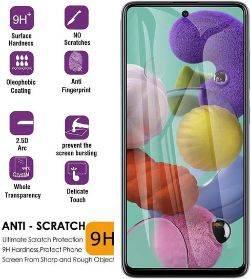 [2 Pack for Samsung Galaxy A14 Tempered Glass Privacy Screen Protector 5G, Anti Spy Black Protect Film, Easy Install