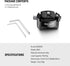 Neewer GM47 Quick Release Plate Kit, Auto Lock Square QR Camera Tripod Mount Plate Compatible with Arca Swiss
