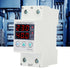 Intelligent 230V AC Current Protector 63A, Adjustable Over-Voltage Under-Voltage Single Phase Protective Device