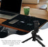 Uonlytech Portable Phone Tripod Stand Adjustable Height Lightweight Tabletop Mobile Phone Holder for Video Calls
