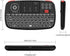 Rii (Upgrade) i4 Mini Bluetooth Keyboard: Blacklit Portable Wireless Keyboard with Touchpad for Smartphones and PC