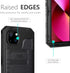 Marrkey Heavy Duty Waterproof Case for iPhone 14, Durable Metal Full Body Protection, Shockproof Rugged Defender, Black