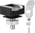 Flash Shoe Mount Adapter to 1/4 Thread Hole with 1/4"-20 Male Tripod