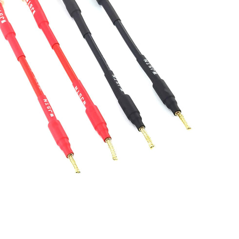 Flex Pin Banana Plugs to 4mm Female Banana Jack Speaker Audio Adapter for Amplifier Speaker Sound Systems (4 Pack)