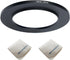 58mm to 82mm Camera Lens Adapter, Step Up Ring Adapter for All Brands of UV ND CPL, 2 Pack