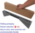 Mofangtech 3U 19" (1) JINGCHENGMEI Vertical Wall Mount Patch Panel Bracket -Steel Networking Euipment Rack for Network