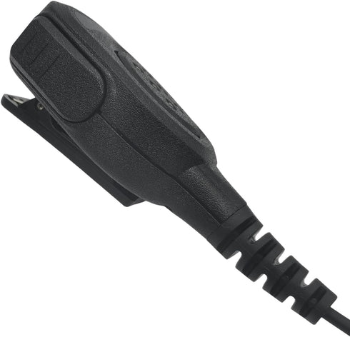 6 Pin Speaker Microphone IP65 Waterproof Shoulder Mic 3.5 Jack for Motorola Ailunce dmr Ham Radio (Black)