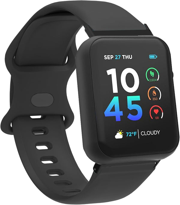 Compatible for ITOUCH AIR 4 Bands, 24mm Soft Silicone Replacement Sport Strap for ITOUCH AIR 4 Smartwatch
