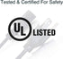 C2G 15FT Replacement AC Power Cord, Shielded Power Cable for Electronics, TV, Computer & More (09482)