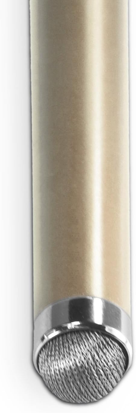BoxWave Stylus Pen Compatible with iPad (2nd Gen 2011) - EverTouch Capacitive Stylus, Fiber Tip Capacitive Stylus Pen for iPad (2nd Gen 2011), Apple iPad (2nd Gen 2011) - Champagne Gold