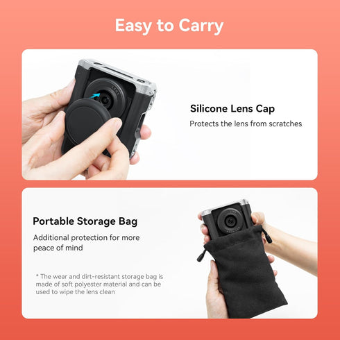 SmallRig Cage Kit for Canon PowerShot V10, Includes Furry Windshields, Lens Cap, Storage Bag, Reduces Wind Noise