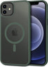 CACOE Magnetic Case for iPhone 12 & 12 Pro 2020, Compatible with MagSafe & Magnetic Car Phone Mount, Dark Green