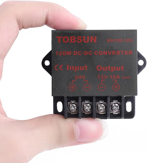 DC 24V to DC 12V 10A 120W Step Down Buck Converter Voltage Regulator Mini Module for Power Conversion