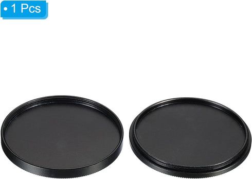 PATIKIL 49mm Lens Cap, Black Metal Lens Filter Stacks Cap Cover for 49mm Camera Circular Polarizing Fader ND Filter