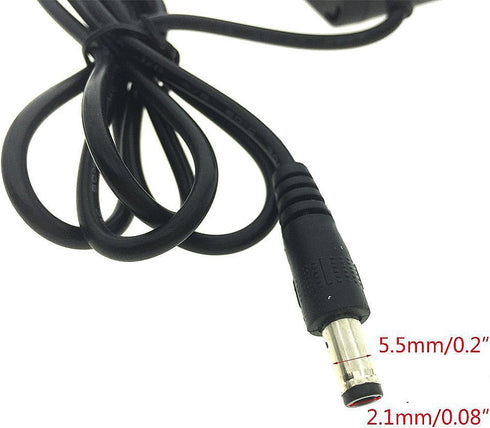 12V AC/DC Power Adapter, 5.5mm x 2.1mm Plug, 1A (1000MA), UL Listed Power Supply