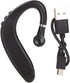 ASHATA Bluetooth 5.2 Headset, Hands Free Ear Hook Wireless Headphone, Waterproof Ultralight for Sport Driving